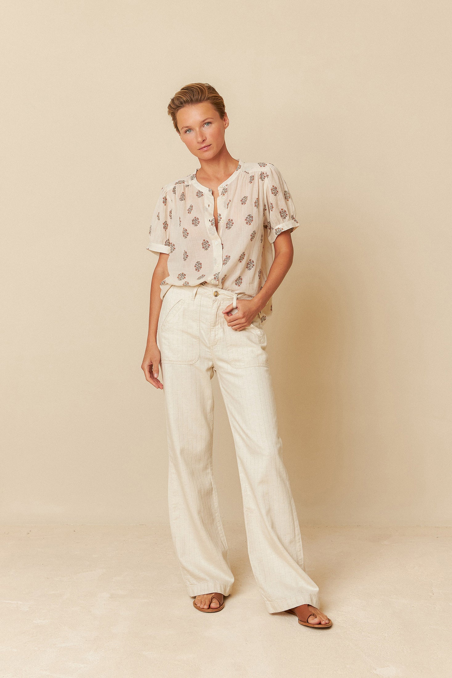 Indi & Cold Cotton Voile Piedra Shirt