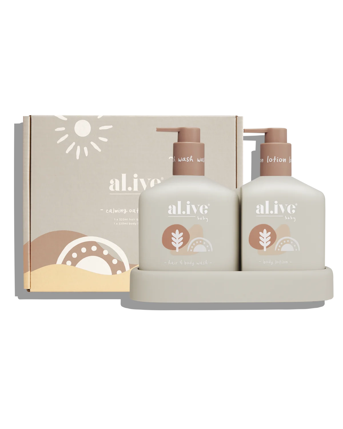 Al.ive Baby hair & body duo - calming oatmeal