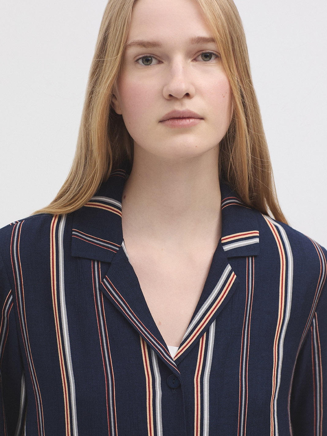 Tiny Stripes Jacket - Navy