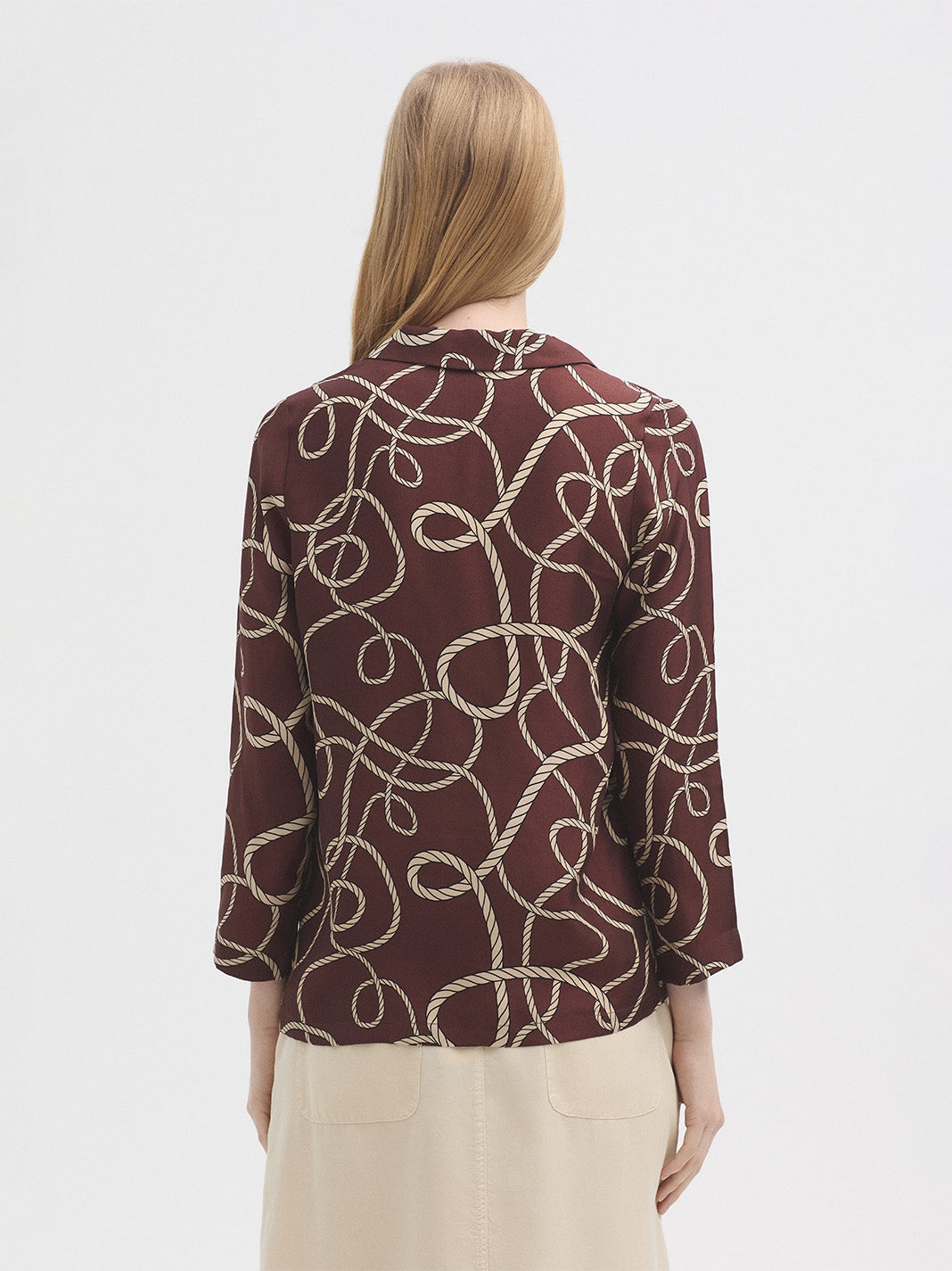 Anchor Ropes Cupro Jacket - Chestnut