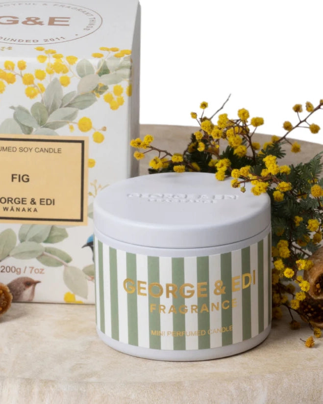 GEORGE & EDI Mini Candle in a Tin - Fig