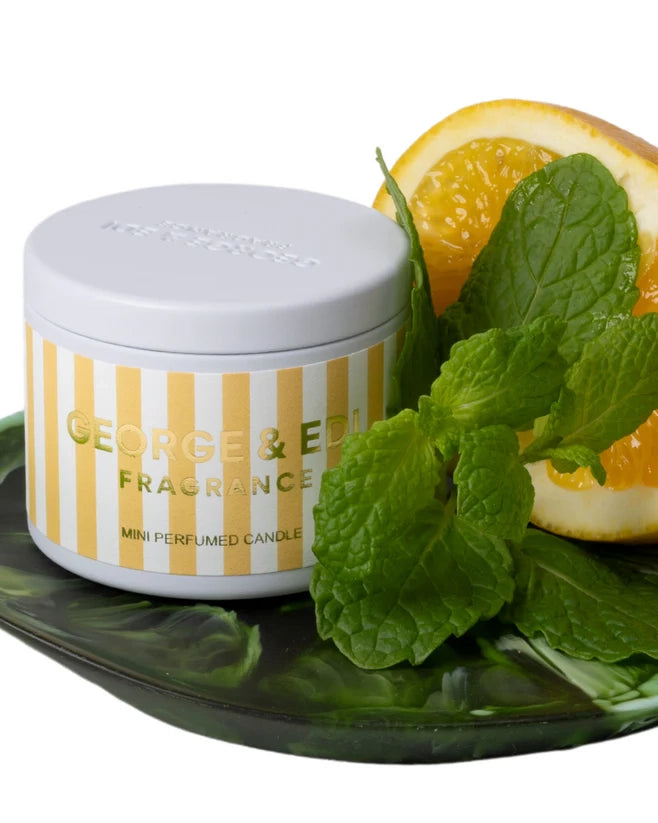 GEORGE & EDI Mini Candle in a Tin - Grapefruit & Mint