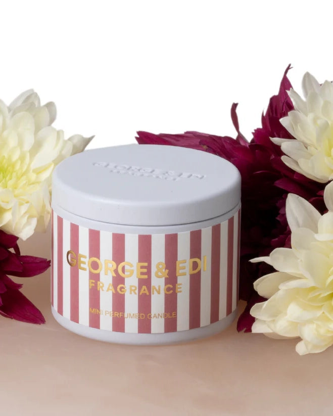 GEORGE & EDI Mini Candle in a Tin - Peony
