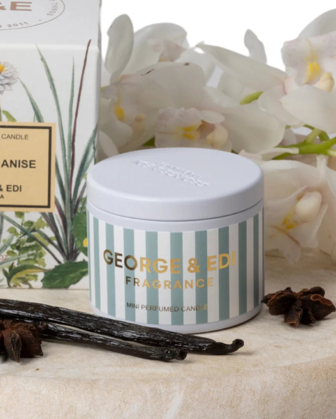 GEORGE & EDI Mini Candle in a Tin - Vanilla & Anise