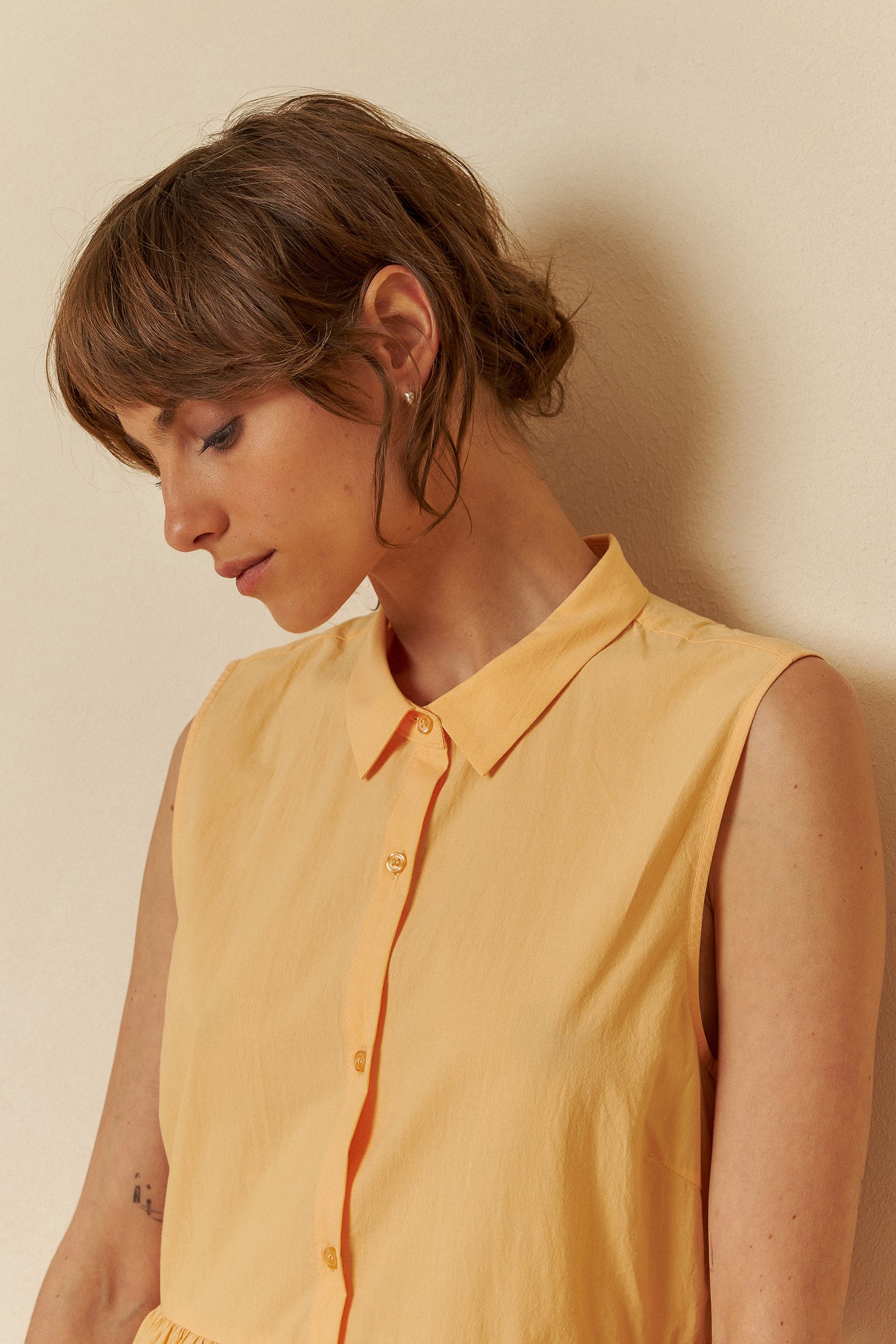 Indi & Cold Poplin Mandarina Dress