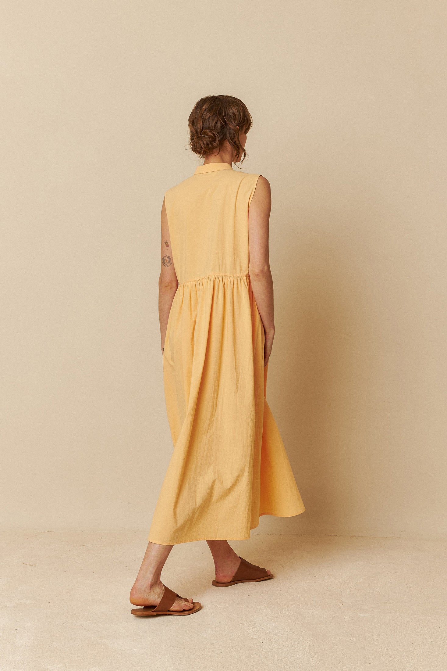 Indi & Cold Poplin Mandarina Dress