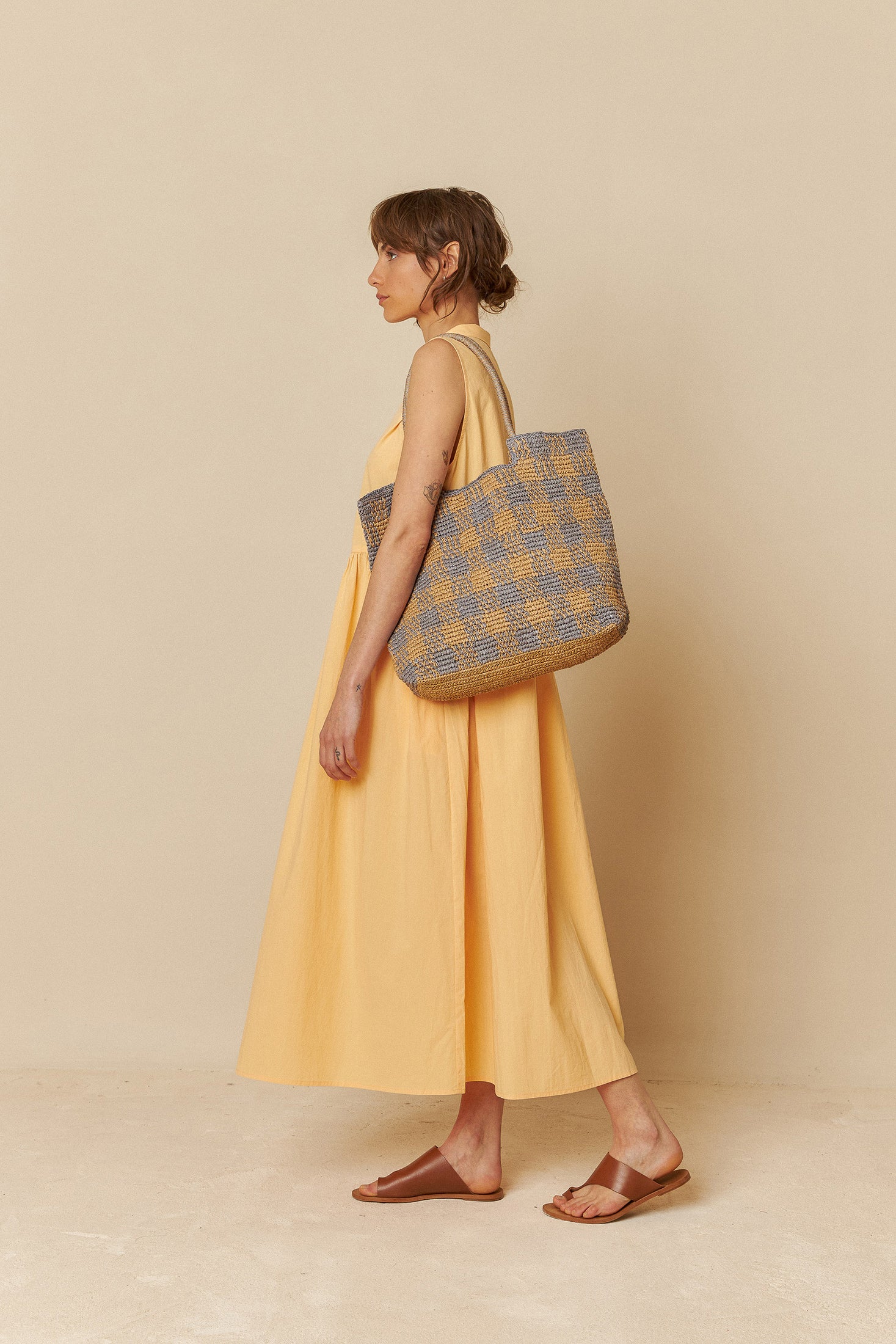 Indi & Cold Poplin Mandarina Dress