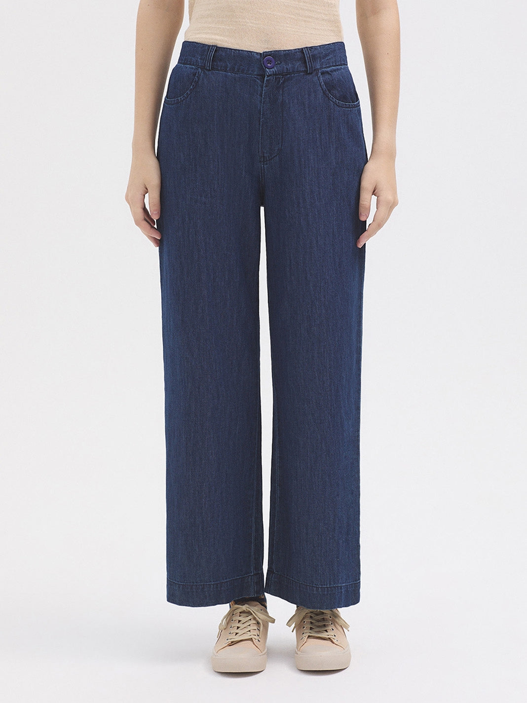 Wide Fit Denim Jeans