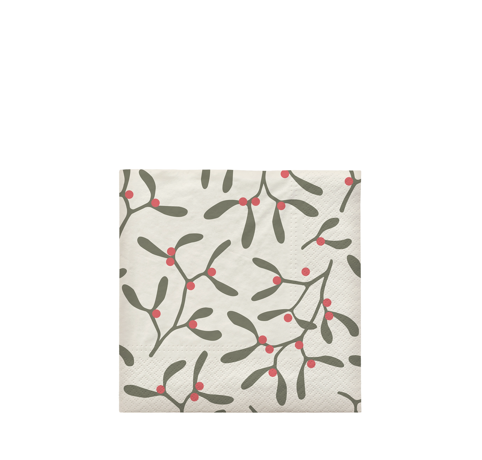 Christmas Mistletoe Paper Napkin