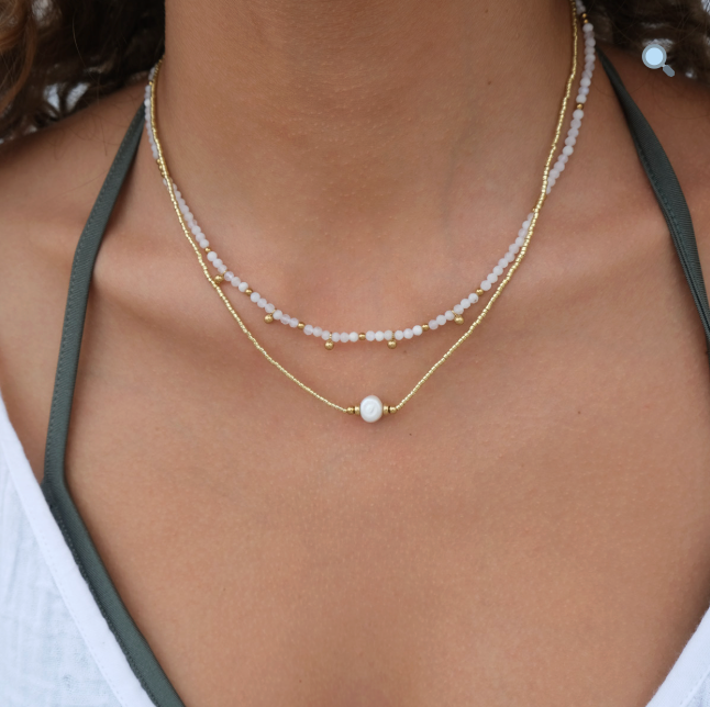 A&C Oslo Short Chain Miniature G Pearl