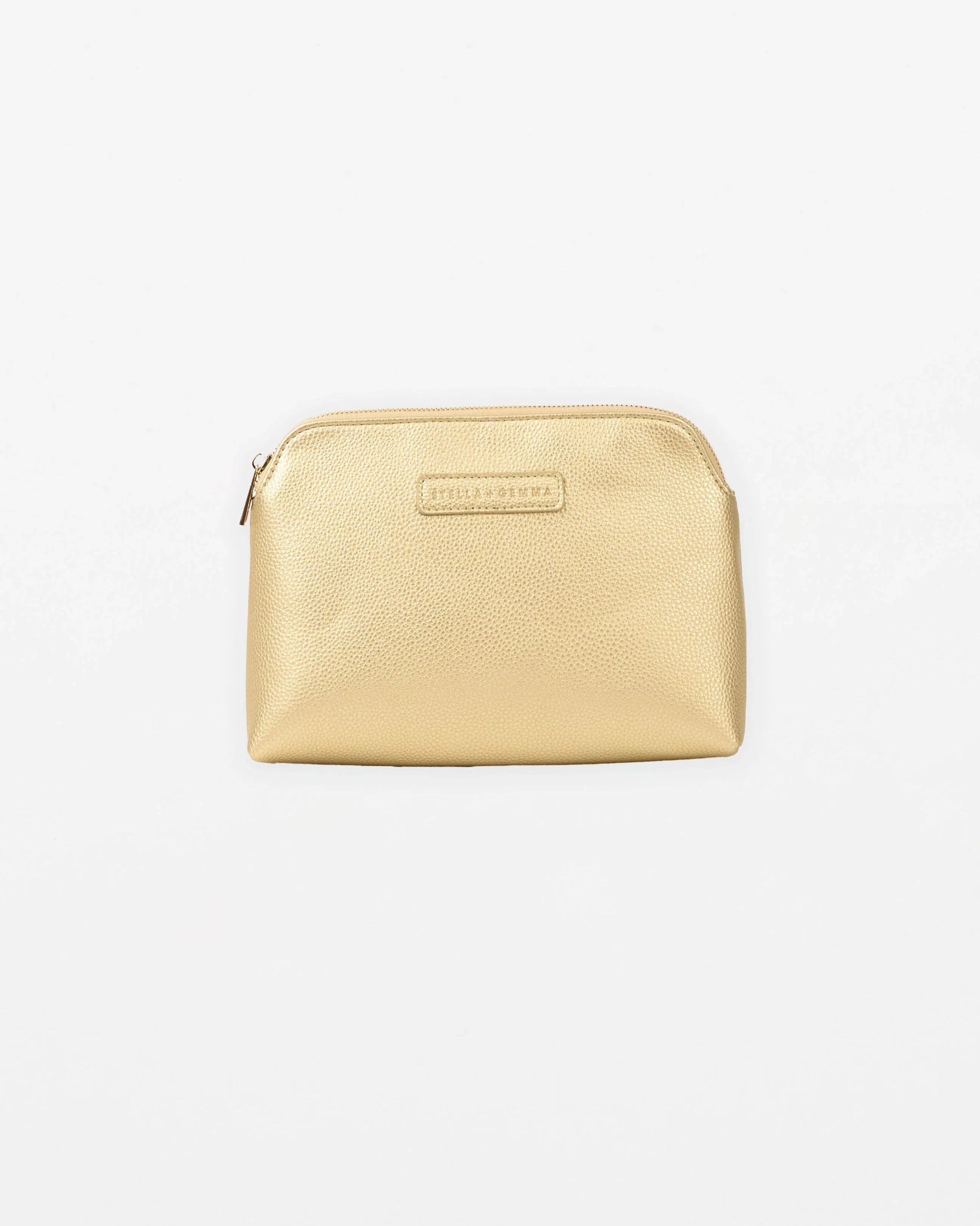 Stella+Gemma Make Up Bag- gold