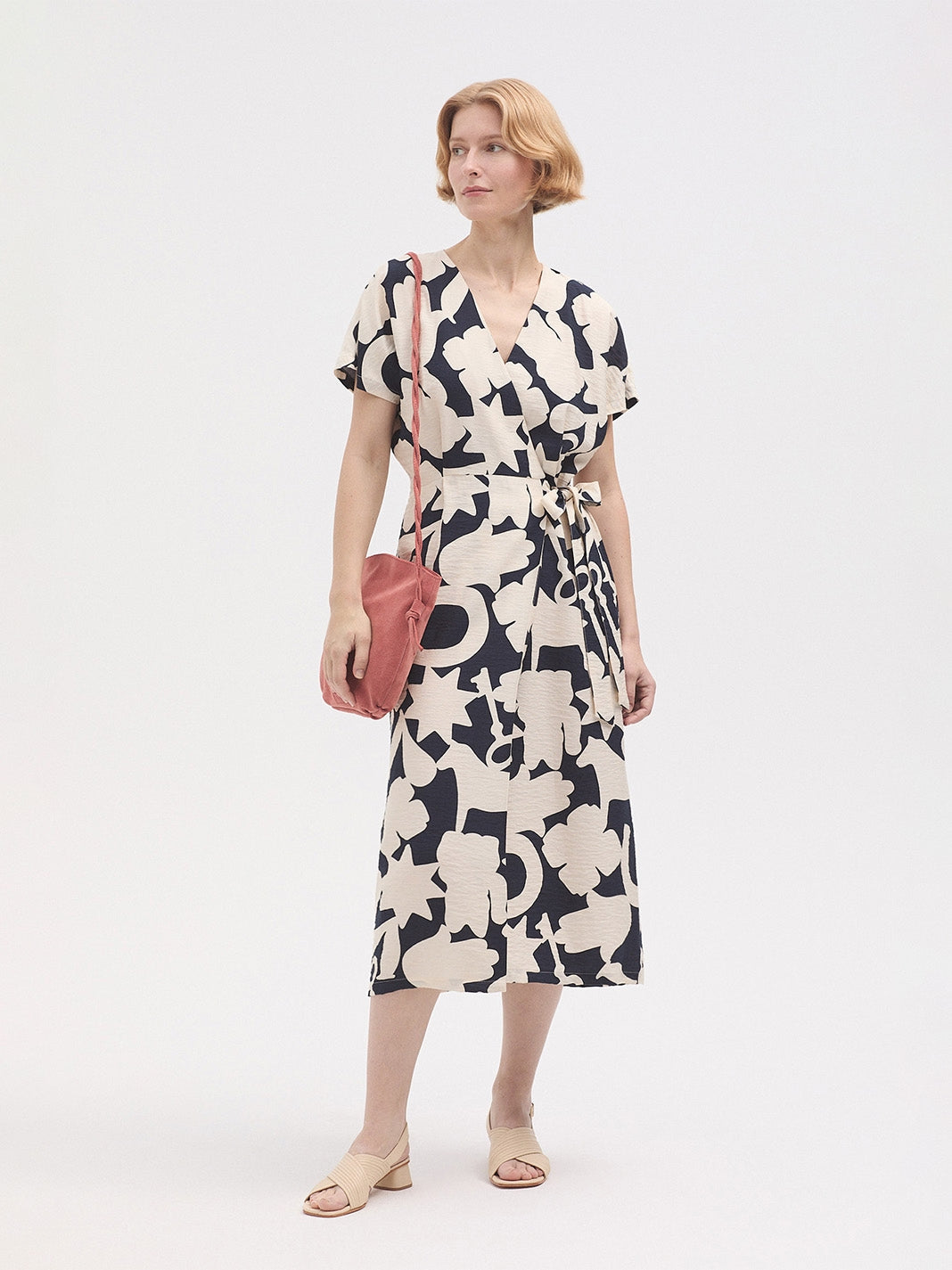 Lucky Charms Wrap Dress - Navy