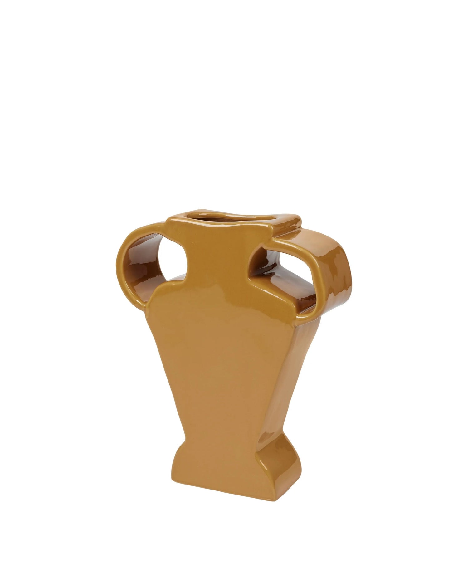 BROSTE Vase Etta Double-Handled - Cinnamon Sand