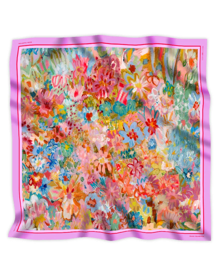 Dark Hampton The DH x Carrie Broomhall Amelie Large Silk Scarf