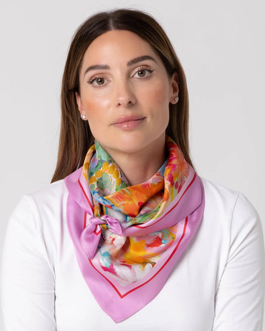 Dark Hampton The DH x Carrie Broomhall Amelie Large Silk Scarf