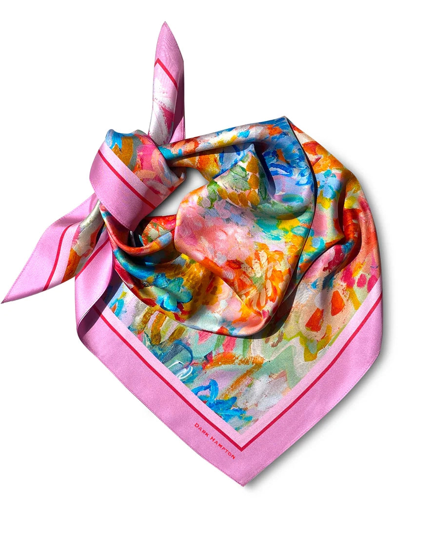 Dark Hampton The DH x Carrie Broomhall Amelie Large Silk Scarf