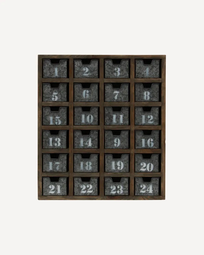 Rustic Wall Shelf with Draws