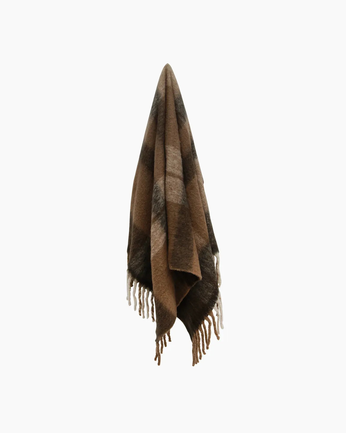 French Country Collections Canopy Plaid Tassel Throw