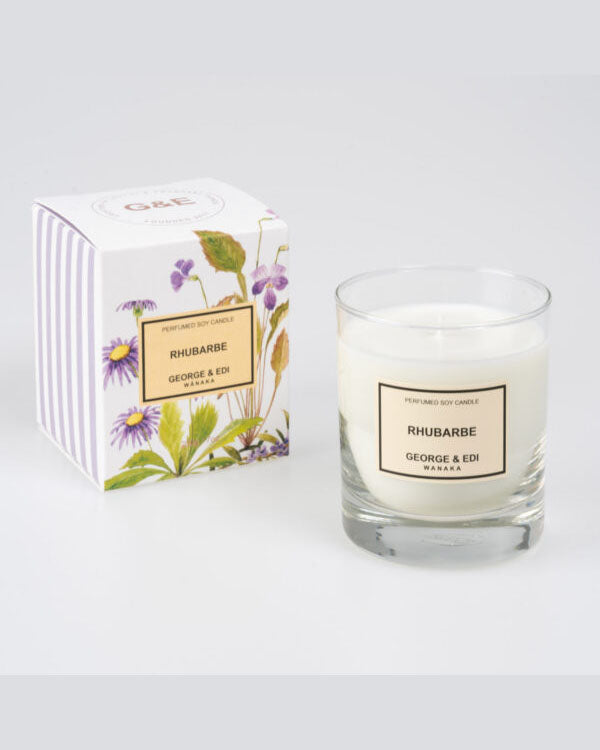 George & Edi Candle - Rhubarbe