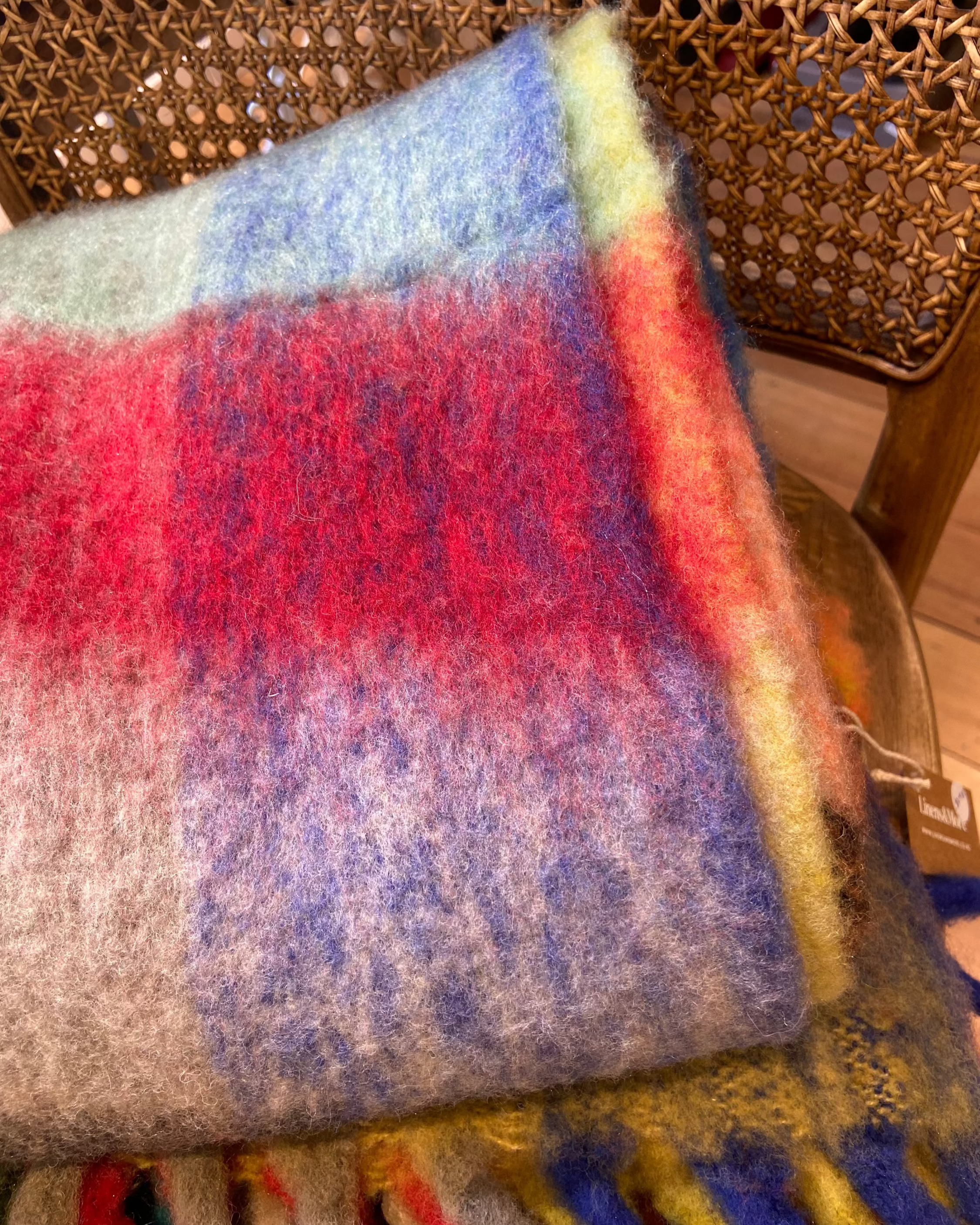 Linens & More Bliss Wool Mohair Blend- Multicolor