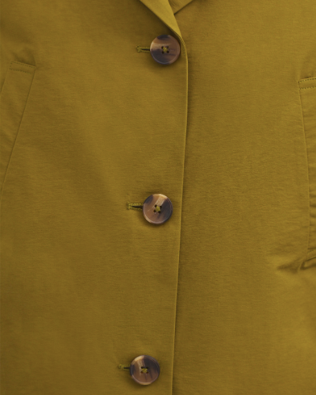 Nice Things Sheepskin Lined Parka- olive