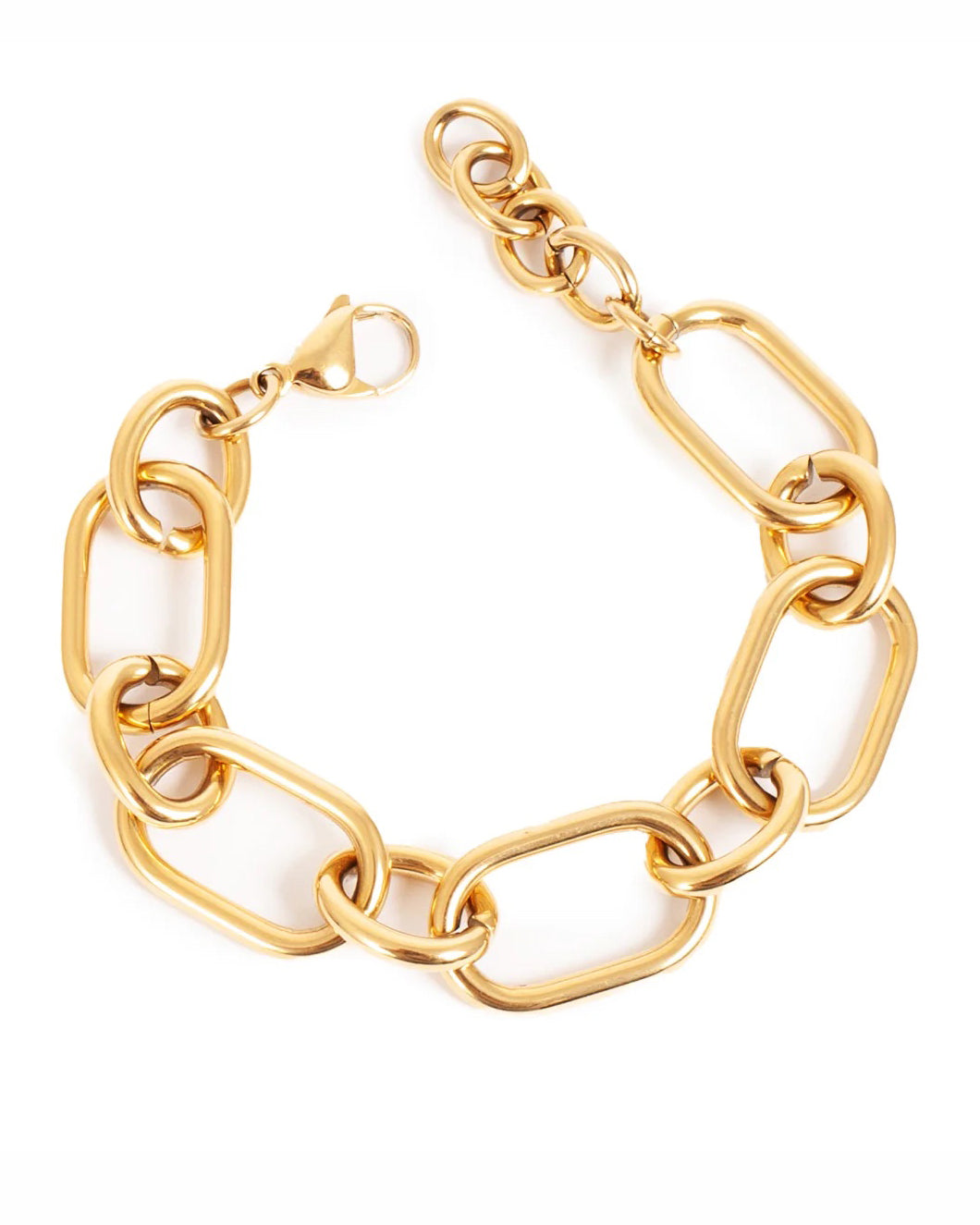 A&amp;C Oslo Pure Steel Solid 14K Bracelet