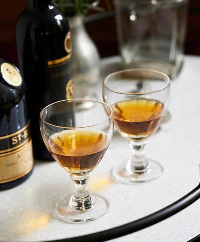 French Country Collections Melon Cut - Brandy Glass Set of 4