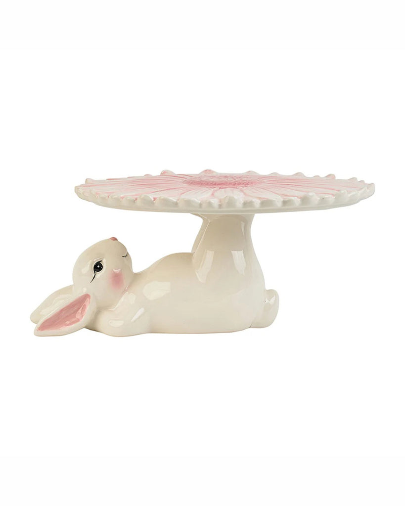 Easter Bunny Cake Stand - Pink
