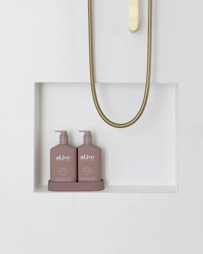 Al.ive Wash & Lotion duo - raspberry blossom & juniper