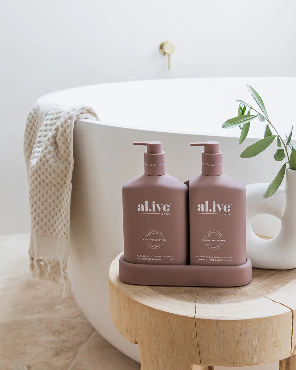 Al.ive Wash &amp; Lotion duo - raspberry blossom &amp; juniper