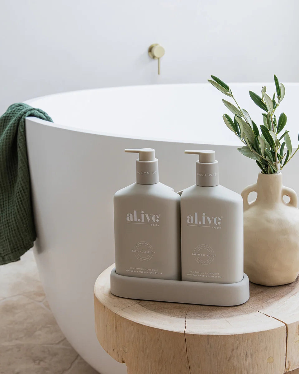 Al.ive Wash &amp; Lotion duo - sea cotton &amp; coconut