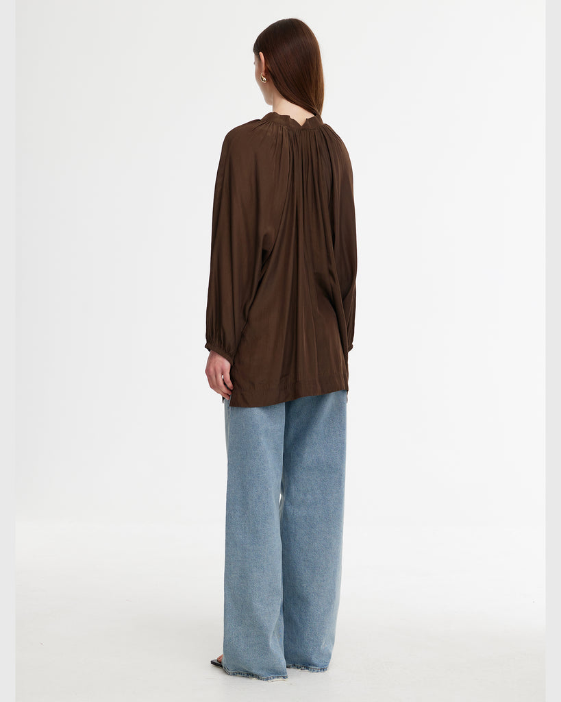 Kinney Ally top - Chocolate Brown