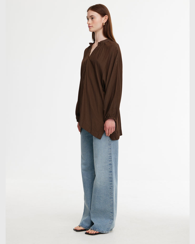 Kinney Ally top - Chocolate Brown