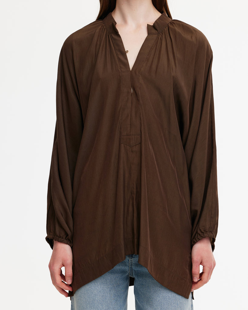Kinney Ally top - Chocolate Brown