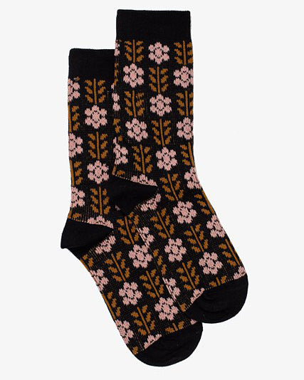 Antler Daisy Chain Knit Socks