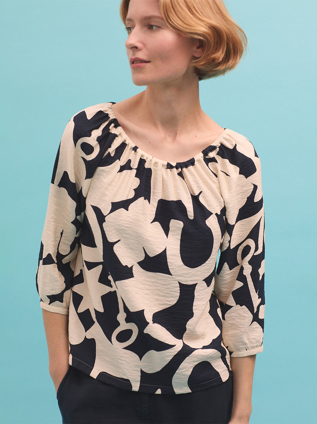Lucky Charms Blouse - Navy