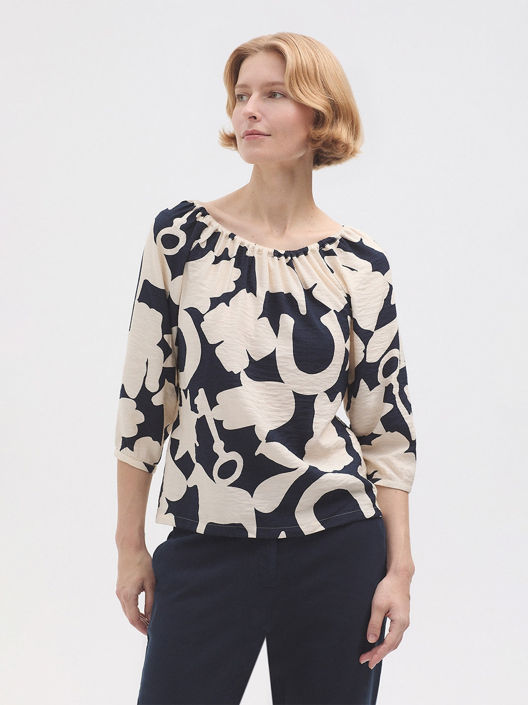 Lucky Charms Blouse - Navy