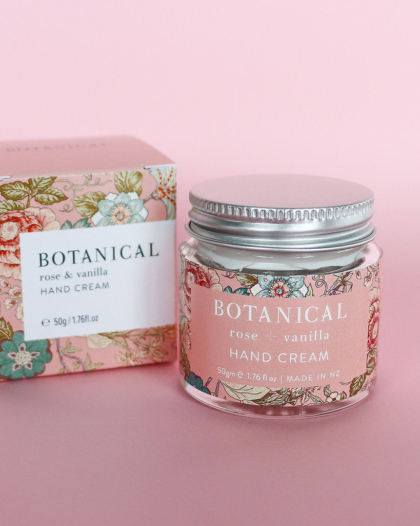 Botanical Rose & Vanilla Hand Cream-50ml