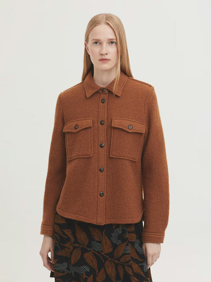 100% Wool Jacket - Caramel