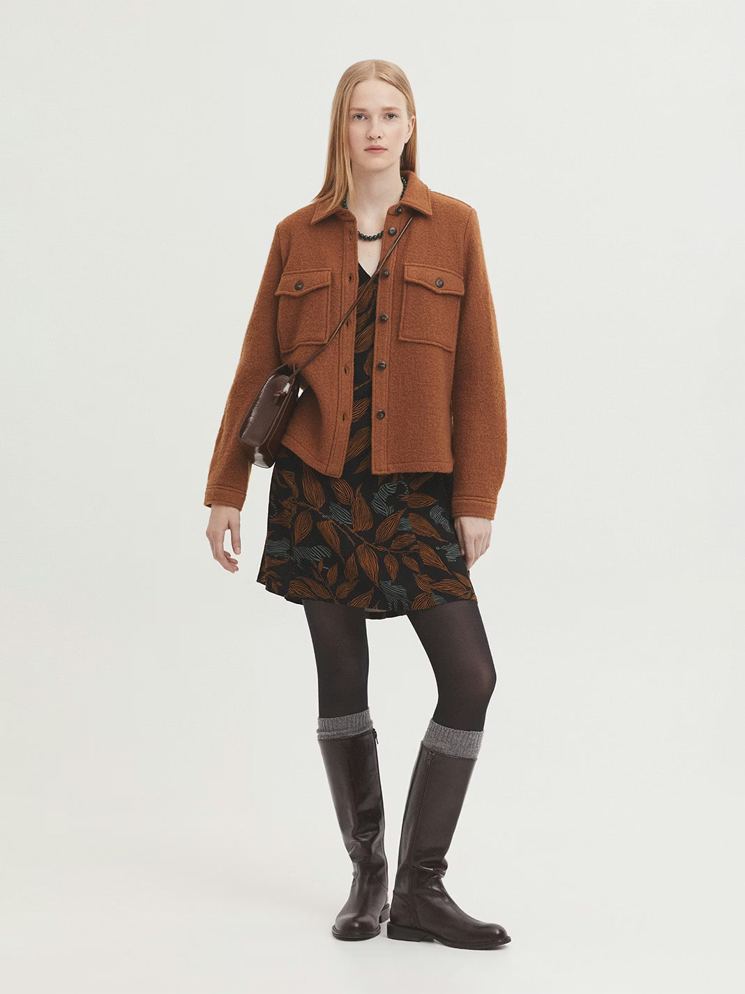 100% Wool Jacket - Caramel