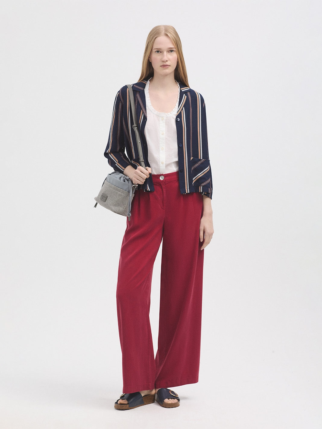 Tiny Stripes Jacket - Navy