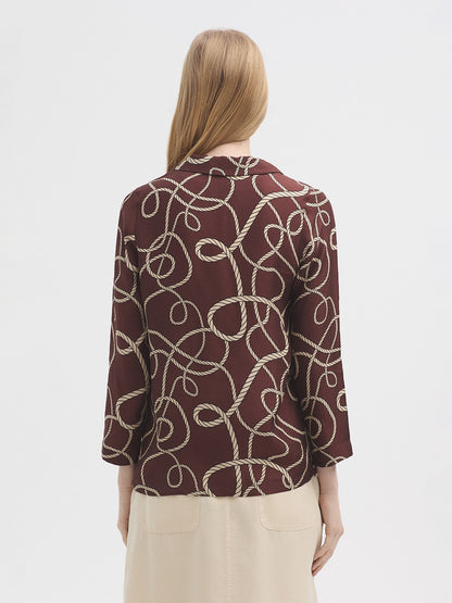 Anchor Ropes Cupro Jacket - Chestnut