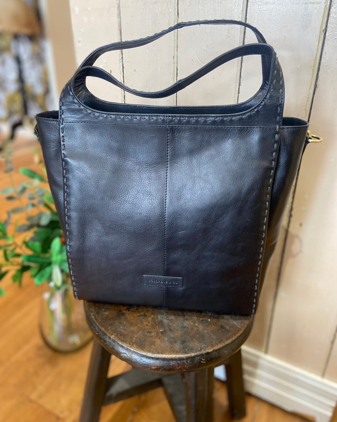 Cosgrove &amp; Co Candice Black Genuine Leather Bag