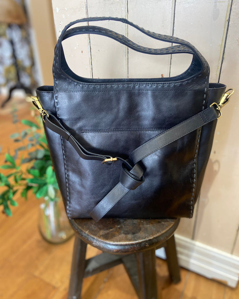 Cosgrove & Co Candice Black Genuine Leather Bag