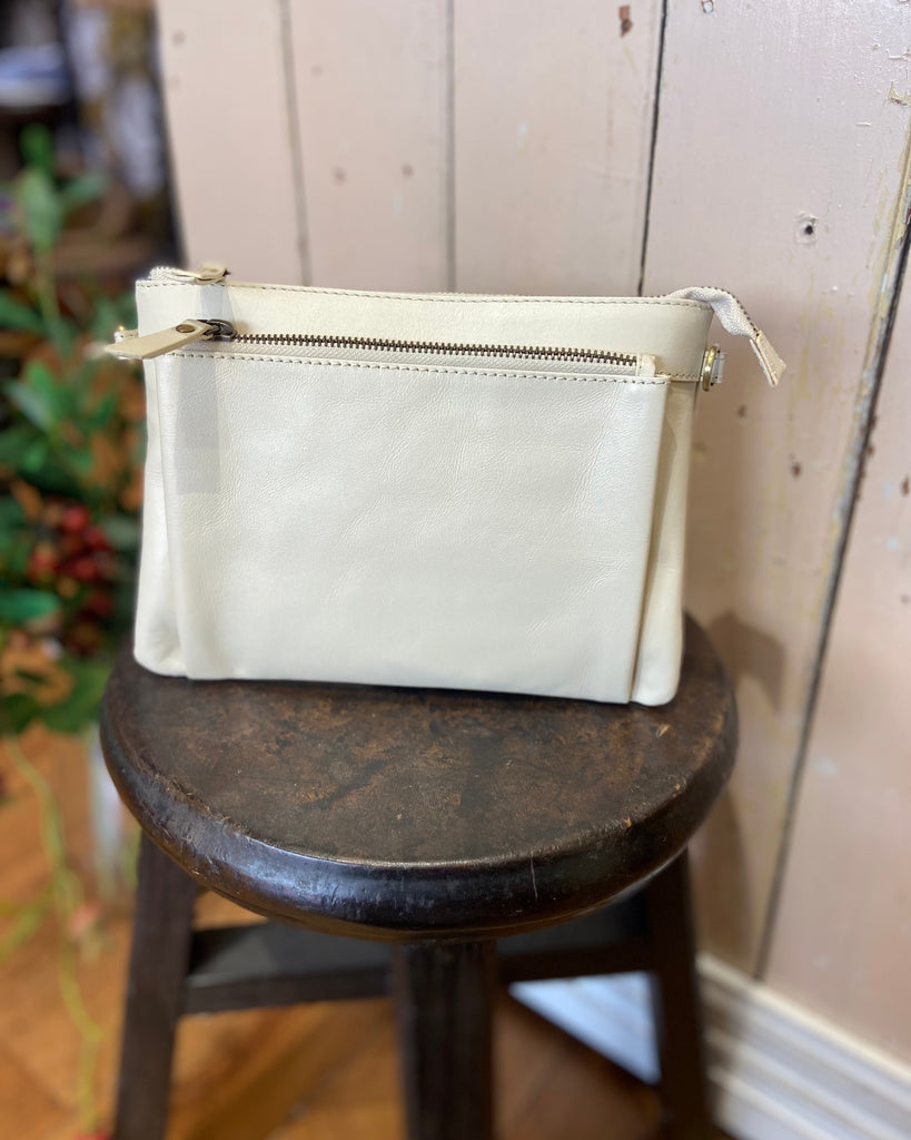 Cosgrove & Co Charlotte Ivory Leather Bag