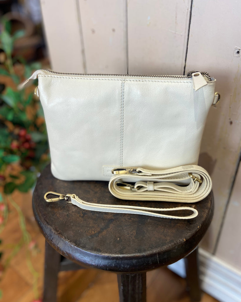 Cosgrove & Co Charlotte Ivory Leather Bag
