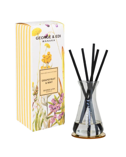 George &amp; Edi Reed Diffuser Set - Grapefruit &amp; Mint