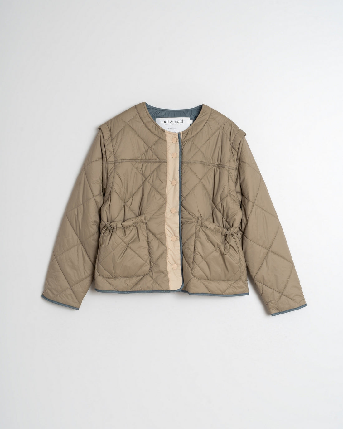 Indi&amp;Cold Quilted Short Coat/Vest