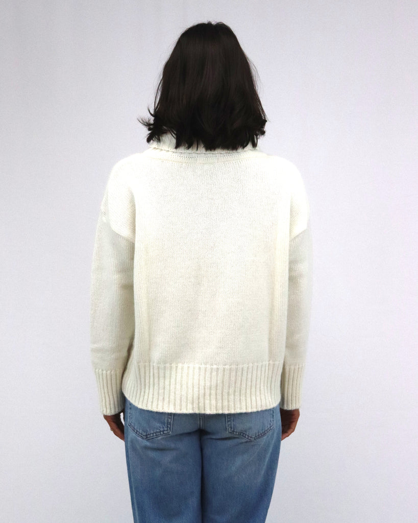 Tatāno Henri Roll Neck- Natural