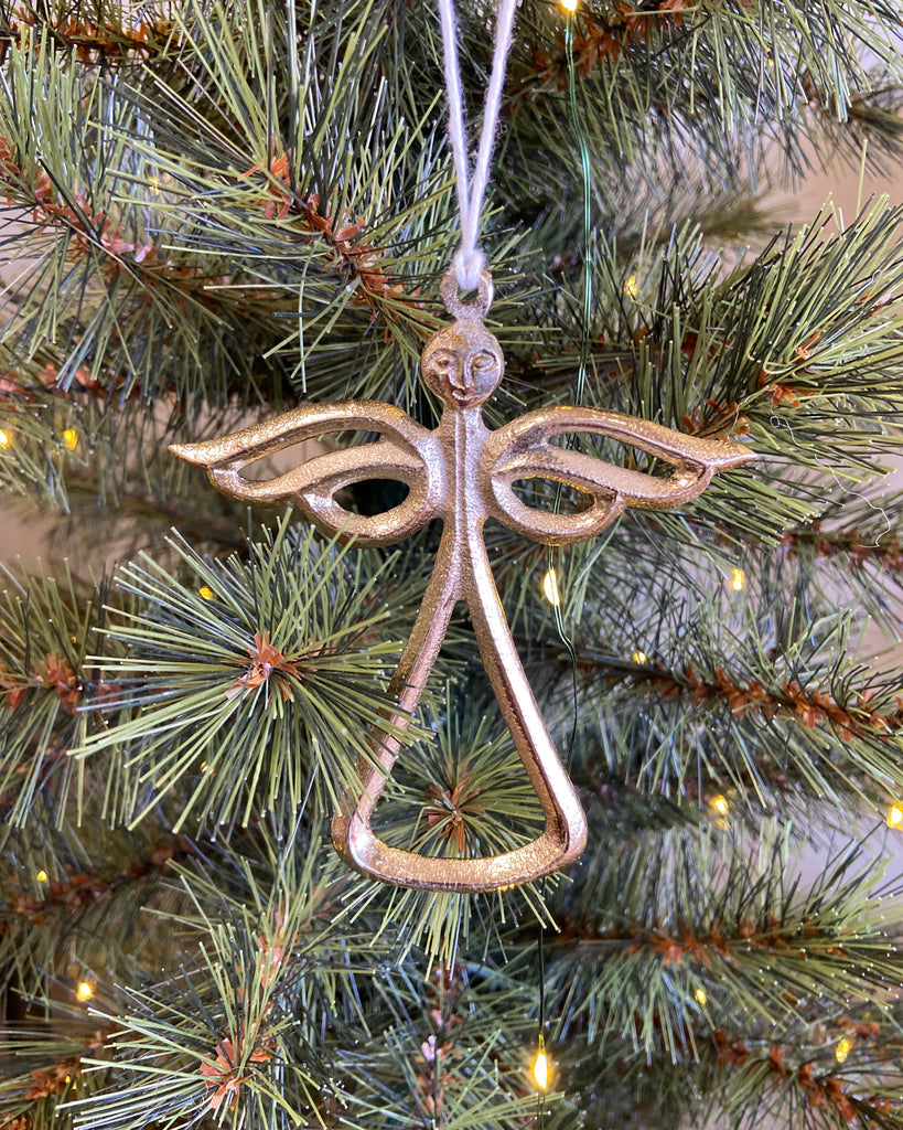 Gold Angel Christmas Ornament
